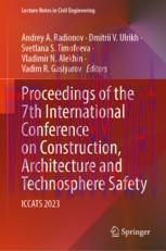 [PDF]Proceedings of the 7th International Conference on Construction, Architecture and Technosphere Safety: ICCATS 2023