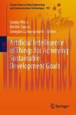 [PDF]Artificial Intelligence of Things for Achieving Sustainable Development Goals