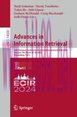 [PDF]Advances in Information Retrieval: 46th European Conference on Information Retrieval, ECIR 2024, Glasgow, UK, March 24–28, 2024, Proceedings, Part I