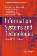 [PDF]Information Systems and Technologies: WorldCIST 2023, Volume 3