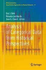 [PDF]Analysis of Categorical Data from_ Historical Perspectives: Essays in Honour of Shizuhiko Nishisato