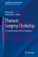 [PDF]Thoracic Surgery Clerkship: A Guide for Senior Medical Students