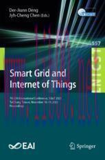 [PDF]Smart Grid and Internet of Things: 7th EAI International Conference, SGIoT 2023, TaiChung, Taiwan, November 18-19, 2023, Proceedings