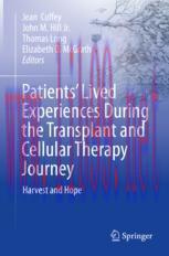 [PDF]Patients’ Lived Experiences During the Transplant and Cellular Therapy Journey:  Harvest and Hope