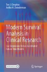 [PDF]Modern Survival Analysis in Clinical Research: Cox Regressions Versus Accelerated Failure Time Models
