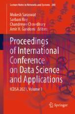[PDF]Proceedings of International Conference on Data Science and Applications: ICDSA 2021, Volume 1