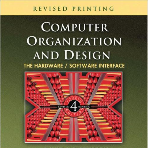 Computer Organization and Design The HardwareSoftware 4th