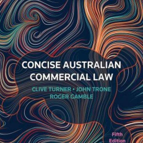 Concise Australian Commercial Law