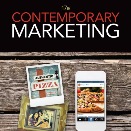 Contemporary Marketing 17th Edition by Louis E. Boone