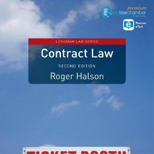 Contract Law Uk Edition 2nd Edition by Roger Halson