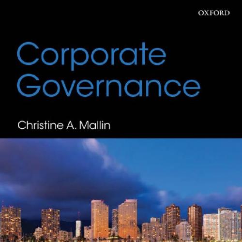 Corporate Governance 4th Edition by Christine Mallin