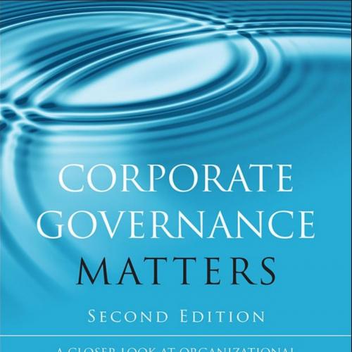 Corporate Governance Matters A Closer Look 2nd Edition
