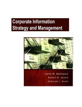 Corporate Information Strategy and Management