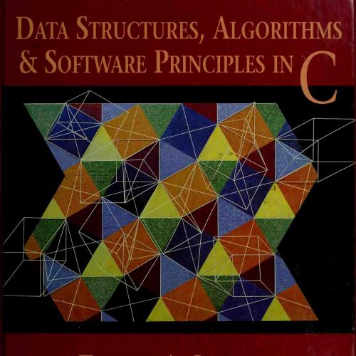 Data structures, algorithms, and software principles in C