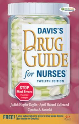 Davis's Drug Guide for Nurses, 13th Edition - Judith Hopfer Deglin