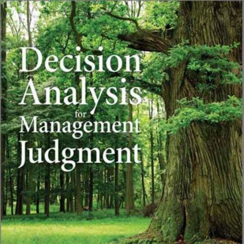 Decision Analysis for Management Judgment by Goodwin Paul