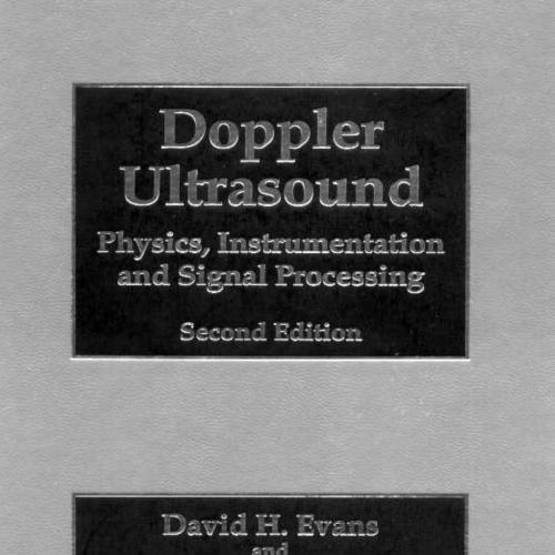 Doppler Ultrasound Physics, Instrumentation and Signal 2nd Edition