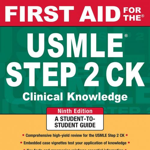 First Aid for the USMLE Step 2 CK 9th Ninth Edition(Original PDF) - Wei Zhi