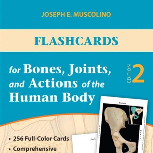 Flashcards for Bones, Joints, and Actions of the Human Body 2nd Edition