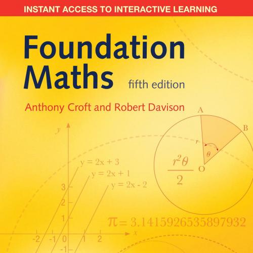 Foundation Maths 5th Edition by Anthony Croft, Robert Davison - Wei Zhi