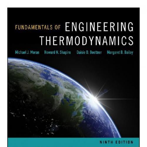 Fundamentals of Engineering Thermodynamics 9th Edition-Vitalsource Download