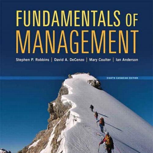 Fundamentals of Management, Eighth 8th Canadian Edition