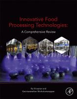 Volume 2-Innovative Food Processing Technologies A Comprehensive Review Reference Work • 2021