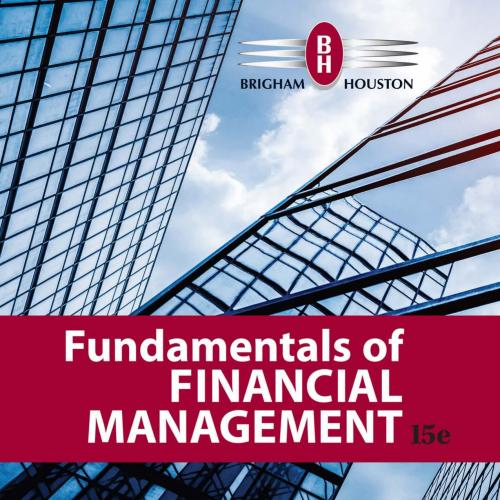 Fundamentals of Financial Management  15th edition