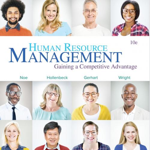 Human Resource Management 10th Edition by Raymond Noe and John Hollenbeck