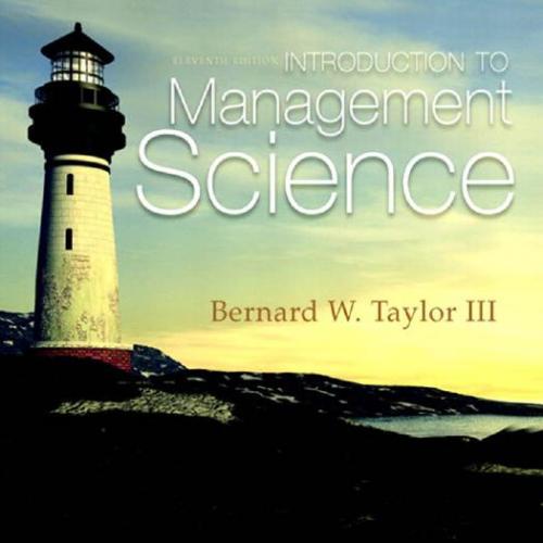 Introduction to Management Science 11th Edition by Taylor