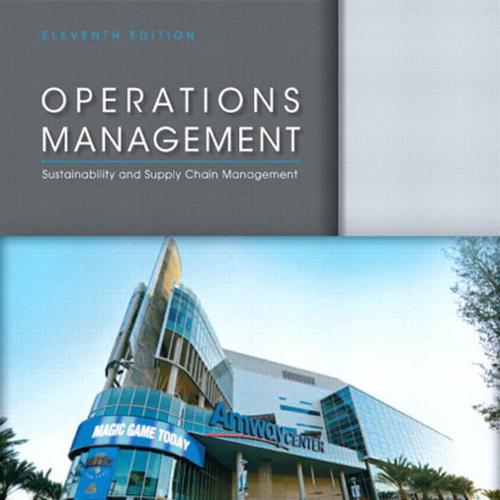 Operations Management 11th Edition Jay Heizer Barry Render