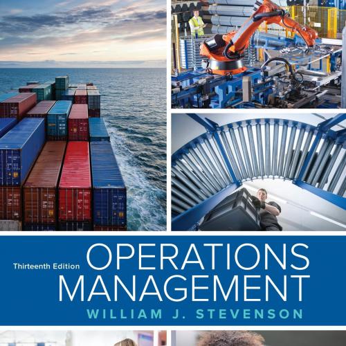 Operations Management 13th Edition by William J Stevenson