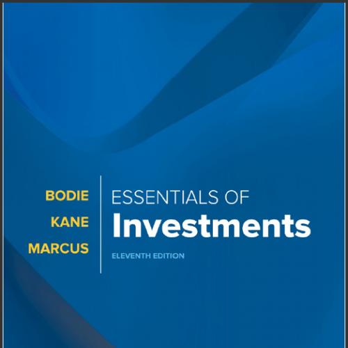 (TB) Essentials of Investments 11th Edition by Zvi Bodie.zip