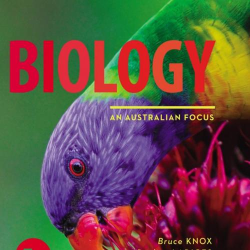 Biology An australian focus 5th edition - Bruce Knox & Pauline Ladiges & Barbara Evans & Robert Saint