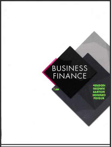 (TB)Business Finance 12th Edition by Pierson, Brown.zip