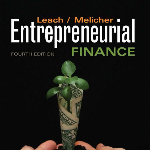 Entrepreneurial Finance, 4th - J. Chris Leach