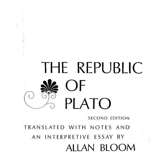 Republic Of Plato 2nd Edition, The