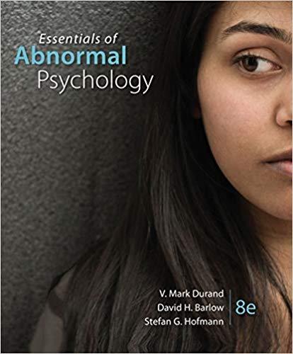 [PDF]Essentials of Abnormal Psychology 8th Edition [V. Mark Durand]