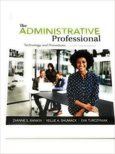 [PDF]The Administrative Professional Technology and Procedures 4th Canadian Edition