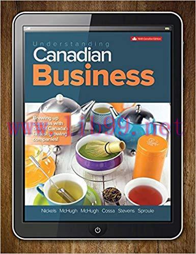 (Solution Manual)Understanding Canadian Business 9th Canadian Edition by Nickels.zip