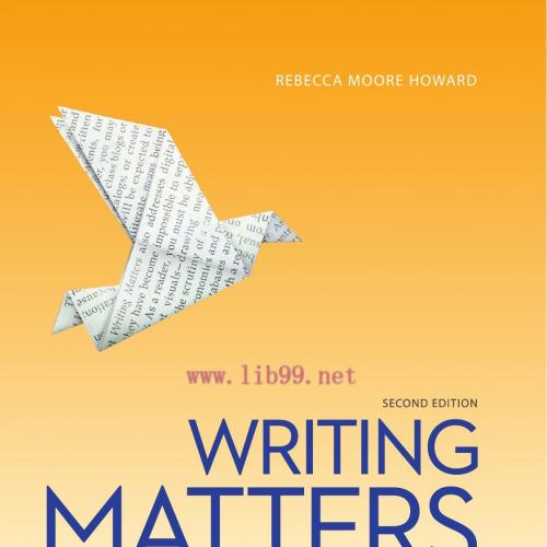 Writing Matters A Handbook for Writing and Research 2nd Edition