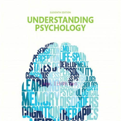 Understanding Psychology 11th Edition by Tony Morris