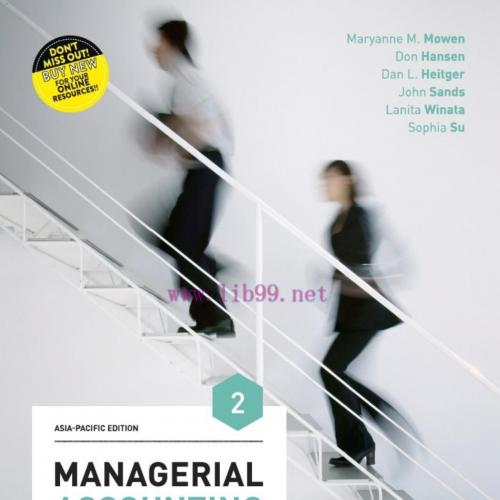 Managerial Accounting Asia-Pacific Edition, 2nd Edition