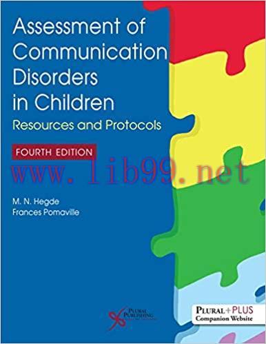 [PDF]Assessment of Communication Disorders in Children 4th Edition