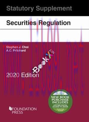 [PDF]Choi and Pritchard’s Securities Regulation Statutory Supplement, 2020 Edition