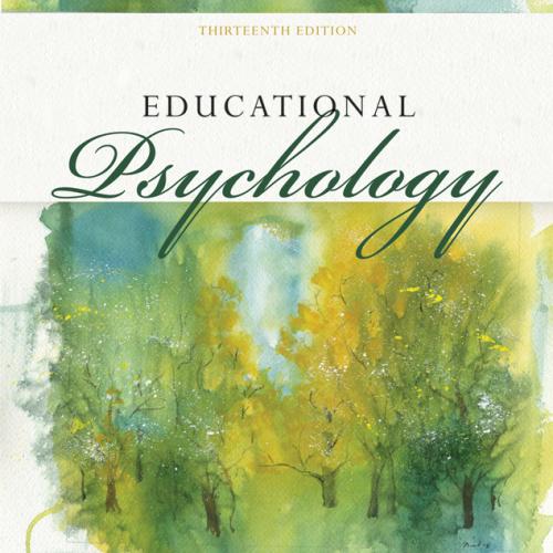 Educational Psychology 13th Edition - Anita Woolfolk
