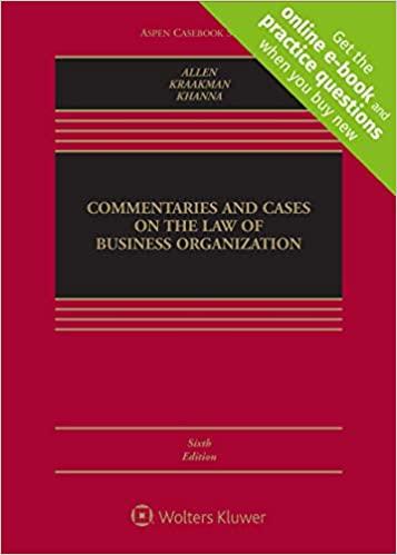 [EPUB][Ebook]Commentaries and Cases on the Law of Business Organization 6th Edition