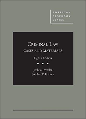 [PDF]Cases and Materials on Criminal Law (American Casebook Series)