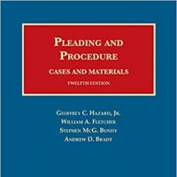 [PDF]Pleading and Procedure, Cases and Materials (University Casebook Series) 12th Edition