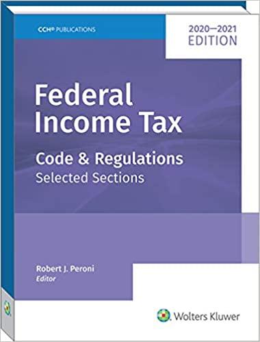 [PDF]Federal Income Tax: Code and Regulations Selected Sections (2020-2021)